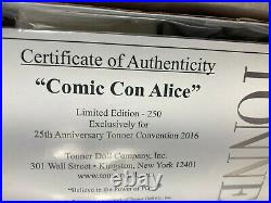 Tonner Agatha Primrose Comic Con Alice 2016 Convention Le 250 Nrfb New Old Stock