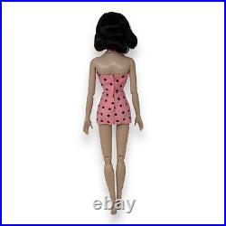 Tonner Anne Harper Basic Wigged Doll Pink Brown Polkadot Swimsuit Brown Wig