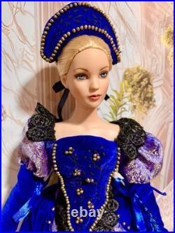 Tonner Cinderella Dreams Do Come True Wearing Royal Blue OOAK Renaissance Gown