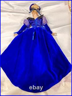 Tonner Cinderella Dreams Do Come True Wearing Royal Blue OOAK Renaissance Gown