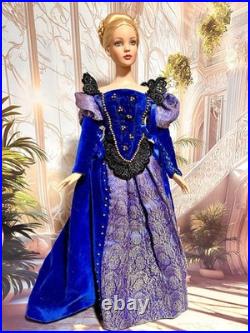 Tonner Cinderella Dreams Do Come True Wearing Royal Blue OOAK Renaissance Gown