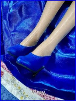 Tonner Cinderella Dreams Do Come True Wearing Royal Blue OOAK Renaissance Gown