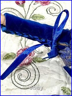 Tonner Cinderella Dreams Do Come True Wearing Royal Blue OOAK Renaissance Gown