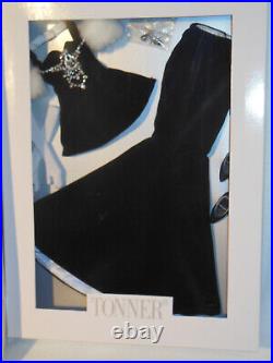 Tonner Fame and Fortune outfit T10HGOF03, jeweled black dress