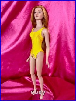 Tonner Fashion Jane Doll LE 300 NIB 2003 Collector's Club Yellow Swimsuit 16