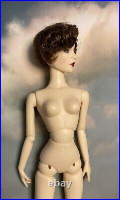 Tonner Joyeaux Anniversaire Resin Doll Nude Doll + Wig Only Brown Hair Blue Eyes