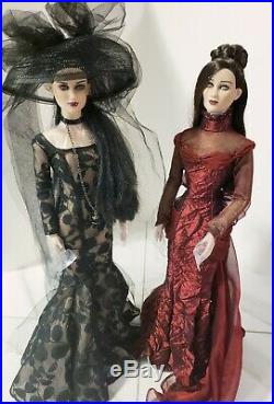 Tonner Lot Marvelously Morose and Mistletoe Mishap Sister Dreary Dolls
