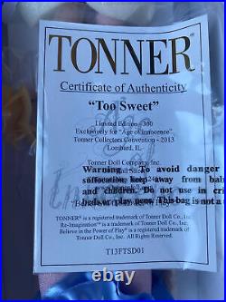 Tonner TYLER 16 TOO SWEET 2013 AGE OF INNOCENCE CONVENTION DOLL LE 300 NRFB