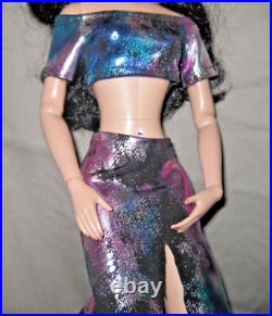 Tonner TYLER Goth REPAINT with 2 outfits, signed, body piercings