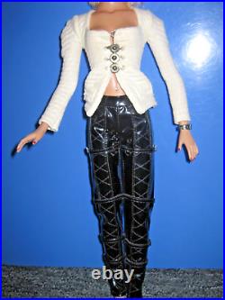 Tonner TYLER Goth REPAINT with 2 outfits, signed, body piercings