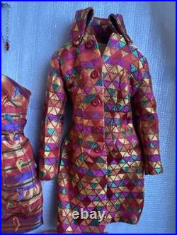 Tonner TYLER WENTWORTH 2004 MODERN MOSAIC 16 DOLL OUTFIT DRESS COAT BOOTS LE