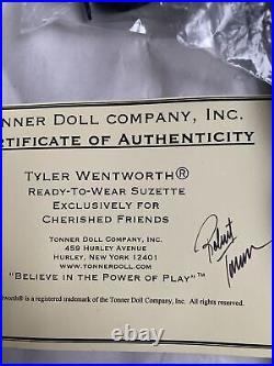 Tonner Tyler 16 Cherished Friends RTW SUZETTE DUBOIS RAVEN DOLL with Signed COA