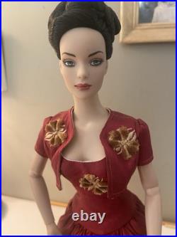 Tonner Tyler Doll BE With OOAK Red Silk Ball Gown and Matching Jacket. Wrist, BE