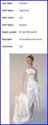 Tonner Tyler Nights In White Satin-corbett's Collection-le 500-make Offer