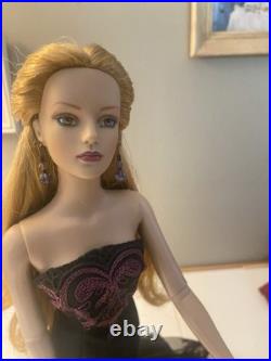 Tonner Tyler Sydney Strawberry Blonde Hair OOAK Mermaid Black Silk Gown