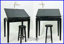 Tonner Tyler Wentworth 1/4 Scale Drafting Table & Stool Doll Furniture USED