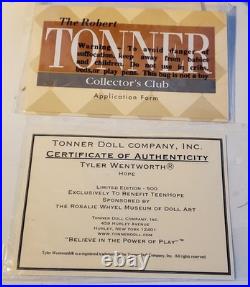 Tonner Tyler Wentworth 16 Doll Hope Limited Edition-500 Benefit TeenHope