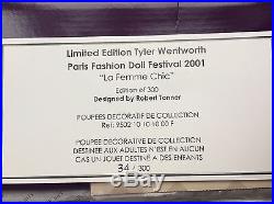 Tonner Tyler Wentworth 16 La Femme Chic 2001 Paris Fashion Doll Festival NRFB