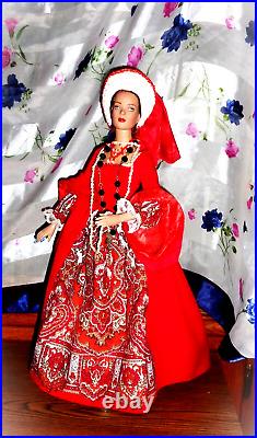 Tonner Tyler Wentworth 16 Vinyl Fashion Doll In Tudor Renaissance Ensemble