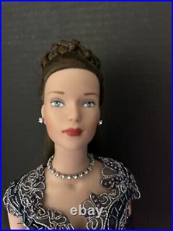 Tonner Tyler Wentworth 2000 Santa Fe Doll Art 16 Doll- Outfit Beaded Navy Dress