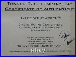 Tonner Tyler Wentworth Cinema Satins Centerpiece Doll Signed by Robert Tonner