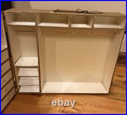 Tonner Tyler Wentworth DELUXE WARDROBE CASE TRUNK fits 3 Dolls + Clothing & more