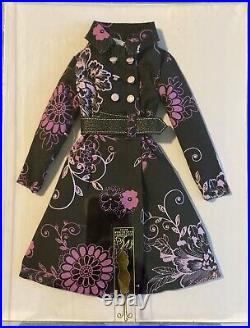 Tonner Tyler Wentworth Doll Collection-floral Truffle Trench Coat Outfit Only