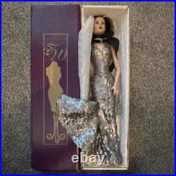 Tonner Tyler Wentworth Embassy Dinner Mei Li Doll Silver Sequin Dress