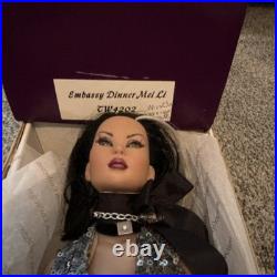 Tonner Tyler Wentworth Embassy Dinner Mei Li Doll Silver Sequin Dress