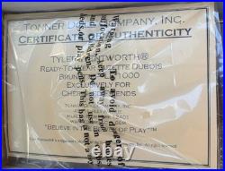 Tonner Tyler Wentworth RTW Suzette Dubois Brunette Doll LE 1000 NRFB TW9404B COA