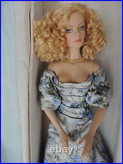 Tonner Tyler in long blue embroidered dress