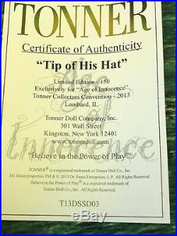 Tonner's Dr Seuss Collection Tip Of His Hat Centerpiece Doll 10 Mint Le150