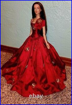 Tyler Sydney Tonner Wentworth Doll With Burgundy Hair And Silk Ball Gown