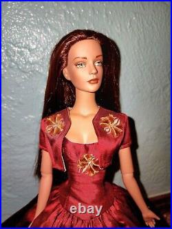 Tyler Sydney Tonner Wentworth Doll With Burgundy Hair And Silk Ball Gown