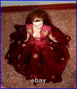 Tyler Sydney Tonner Wentworth Doll With Burgundy Hair And Silk Ball Gown