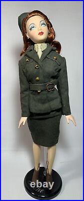 Tyler Wentworth Doll 16 Fashion Red Venus Military Women With Stand Collectable