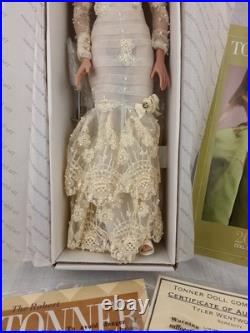 Tyler Wentworth Signed Robert Tonner Doll Serenity COA Ivory Lace Beaded Dress Tyler Wentworth Signed Robert Tonner Doll Serenity COA Ivory Lace Beaded Dress