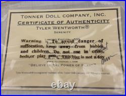 Tyler Wentworth Signed Robert Tonner Doll Serenity COA Ivory Lace Beaded Dress Tyler Wentworth Signed Robert Tonner Doll Serenity COA Ivory Lace Beaded Dress