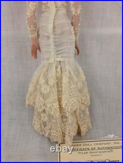 Tyler Wentworth Signed Robert Tonner Doll Serenity COA Ivory Lace Beaded Dress Tyler Wentworth Signed Robert Tonner Doll Serenity COA Ivory Lace Beaded Dress