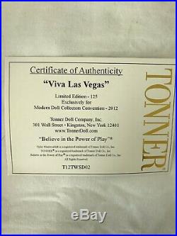 Tyler Wentworth Viva Las Vegas Doll! 16 Inches Tall And Limted Edition Of 125
