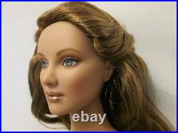 Ultra Basic Daphne Dimples Nude Tonner Doll Repaint Brunette Long Hair Blue Eyes