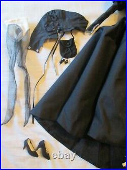 Wicked Witch Trunk Set Black Outfit Hat Corset Broom 2005 Wizard of Oz fit Tyler